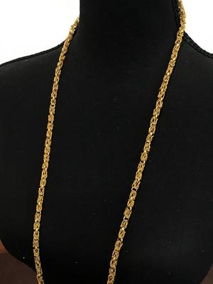 Antique Gold Tone weave Necklace