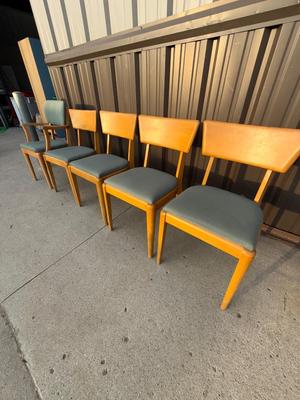 5 Haywood Wakefield Chairs