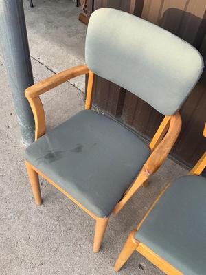 5 Haywood Wakefield Chairs