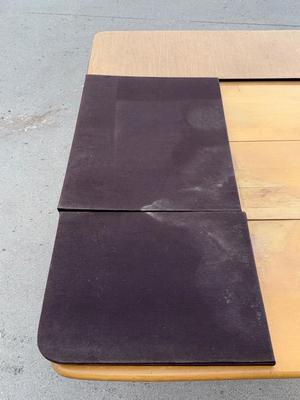 Haywood Wakefield Drop leaf table with leaves, there is damage