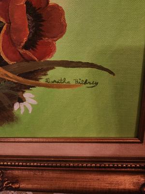 Orange Floral Painting