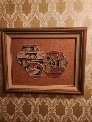 Framed Vase Picture