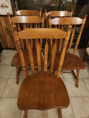 Vintage Dining Set with Leaves