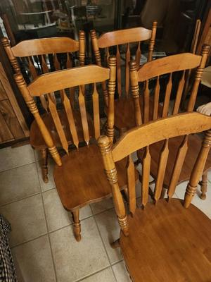 Vintage Dining Set with Leaves
