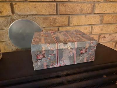 Blue Floral Box
