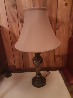Glass Bottom Lamp