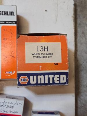 Lot of Vintage Auto Parts – Spark Plug Wires, Fuel Pump, Caliper Kit, Distributor Caps & More Many marked for 260 Z