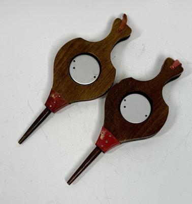 Sale Photo Thumbnail #96: Shaped like a miniature bellows. Unknown if they work or if they are accurate, may be only suitable for display or as wall decor. Approx. 10" long.