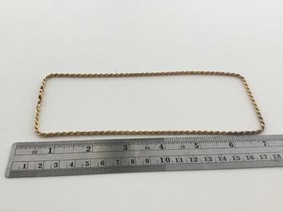 925 gold color chain necklace