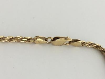 925 gold color chain necklace