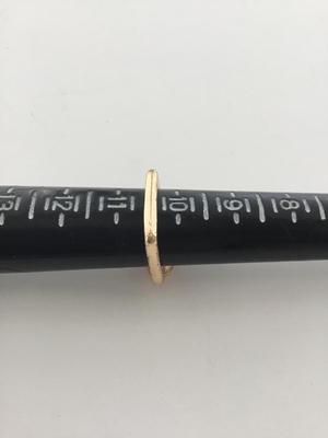 Gold tone square ring