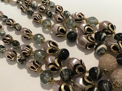 Gorgeous Vintage 3 Strand Necklace Vintage