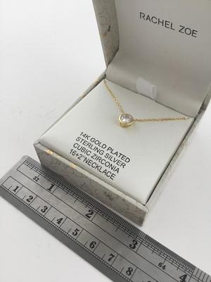 Rachel Zoe 14k gold plated sterling silver necklace