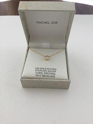Rachel Zoe 14k gold plated sterling silver necklace