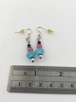 Unmarked dangle earrings