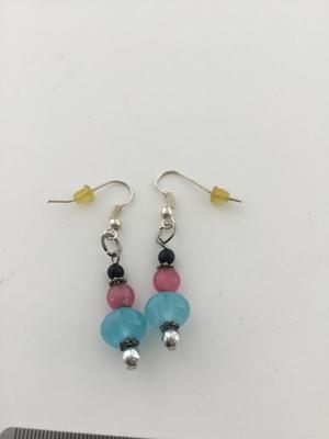 Unmarked dangle earrings