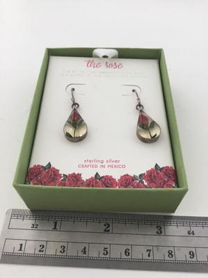 Sterling silver seed and sage crafted in Mexico