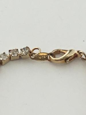 18k GT marked fashion bracelet