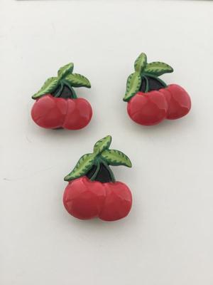 Vintage cherry button covers