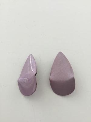 Purple clip on vintage earrings