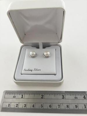 Sterling silver stud earrings