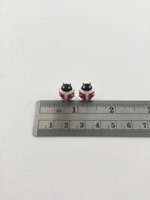 Ladybug unmarked stud earrings