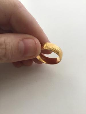 Gold tone Avon. Marked vintage ring