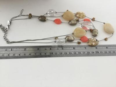 NY marked multilayer colorful unique necklace