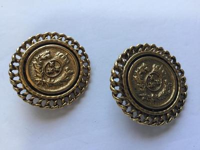 Crown clip on Earrings