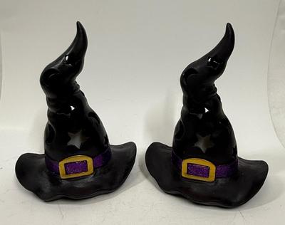 Sale Photo Thumbnail #76: Hat has cutouts, battery powered candle inside. Untested.