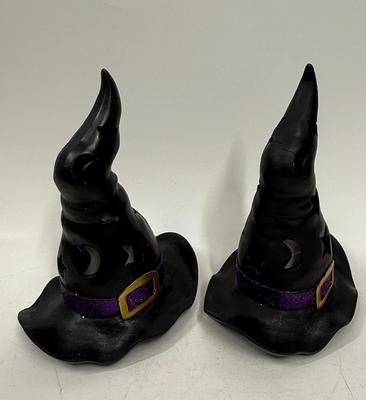 Sale Photo Thumbnail #74: Hat has cutouts, battery powered candle inside. Untested.
