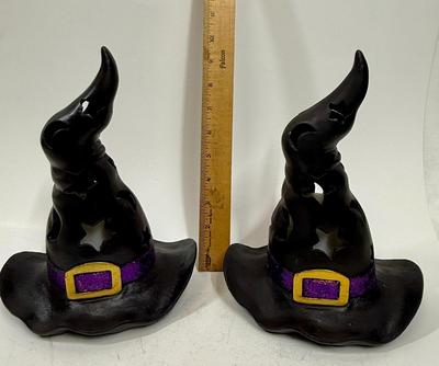 Sale Photo Thumbnail #73: Hat has cutouts, battery powered candle inside. Untested.