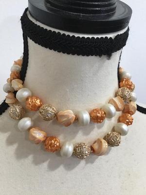 Vintage 2 Strand Necklace