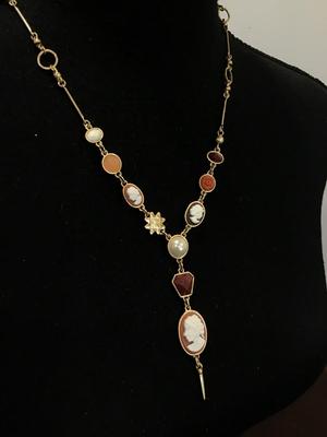 Cabi cameo necklace