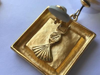 Karl lagerfeld Vintage Designer Earrings Collectible