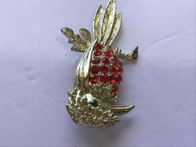 Parrot Brooch