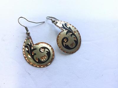 Etched Earrings