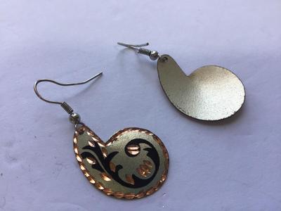 Etched Earrings