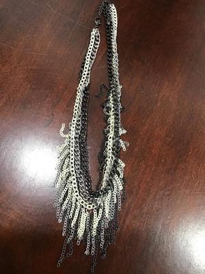 Multi Color Chain Costume Necklace