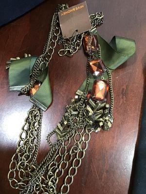Honey and Hive Statement Necklace