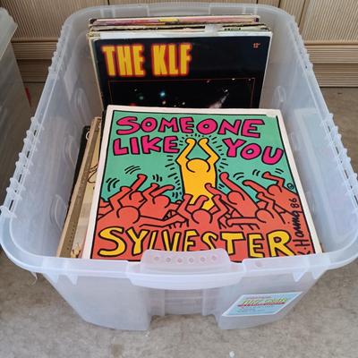 LOT 301: Large Lot of Vintage LPs - Hip Hop, Dance and Rock