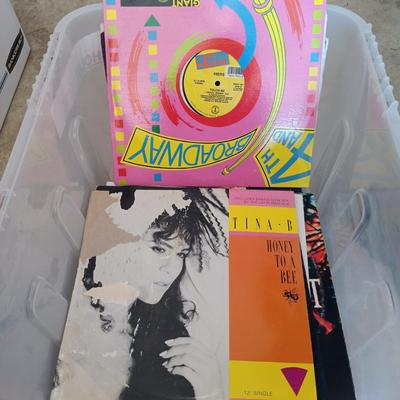 LOT 301: Large Lot of Vintage LPs - Hip Hop, Dance and Rock
