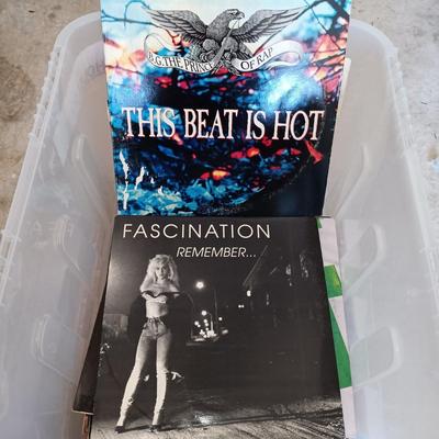 LOT 301: Large Lot of Vintage LPs - Hip Hop, Dance and Rock