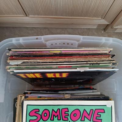 LOT 301: Large Lot of Vintage LPs - Hip Hop, Dance and Rock