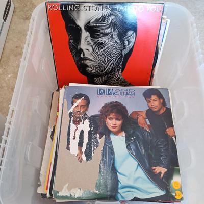 LOT 301: Large Lot of Vintage LPs - Hip Hop, Dance and Rock