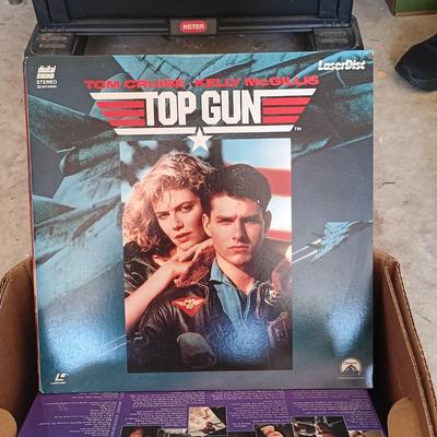 LOT 300: Large Assortment of LaserDisc Movies - Top Gun, The Crow, Grease & More