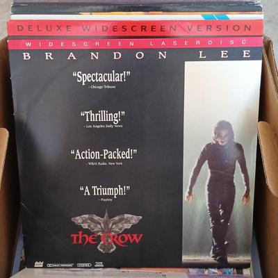 LOT 300: Large Assortment of LaserDisc Movies - Top Gun, The Crow, Grease & More