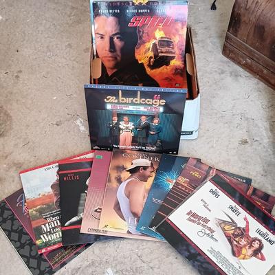 LOT 300: Large Assortment of LaserDisc Movies - Top Gun, The Crow, Grease & More