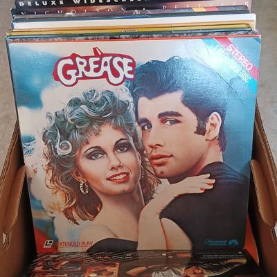 LOT 300: Large Assortment of LaserDisc Movies - Top Gun, The Crow, Grease & More