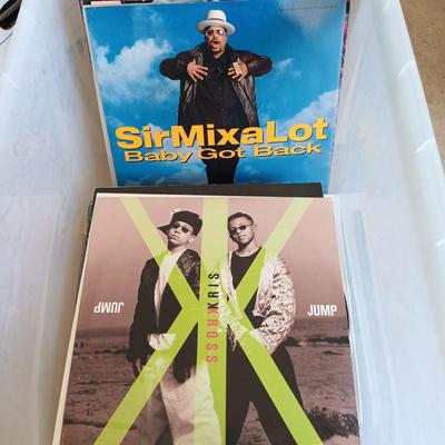 LOT 299: Large Collection of Vintage LPs - Hip Hop, Dance and Rock